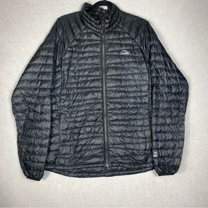 LL Bean Jacket Men XL Black Puffer Ultralight 850 Goose Down Downtek Pertex